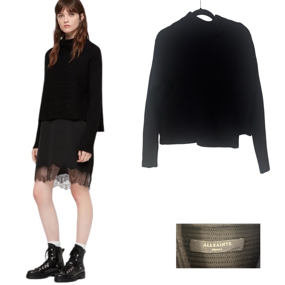 ALLSAINTS Eloise Funnel Neck Sweater